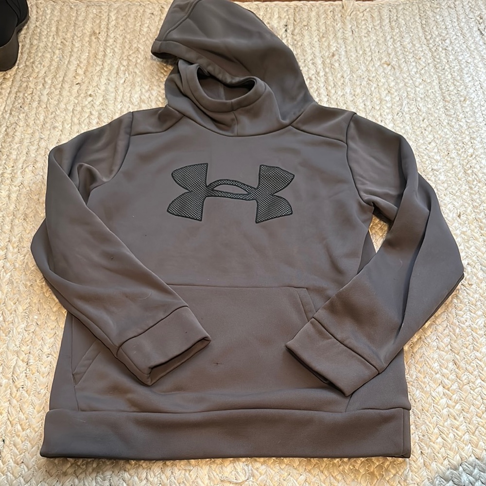 Kids Under Armour Gray Hoodie
